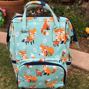 Fox Backpack Diaper Bag